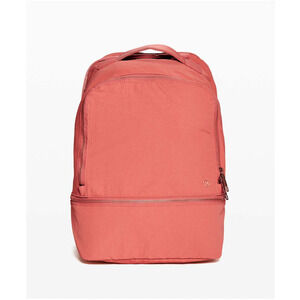 EUC RUSTIC CORAL lululemon City Adventurer Backpack *17L Rose Gold Hardware